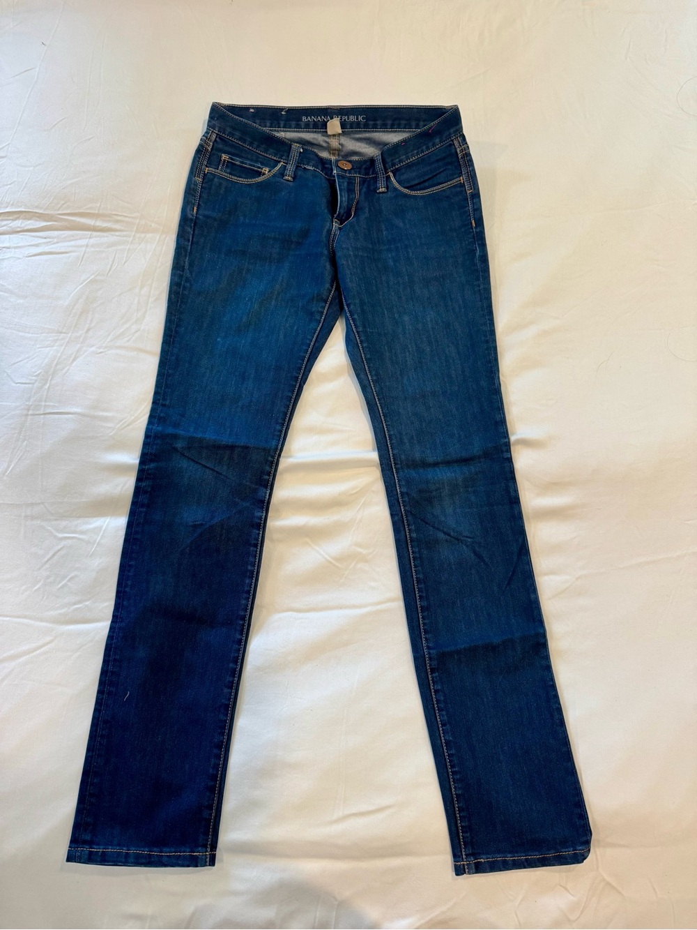 Banana Republic Women's Deep Indigo Straight-Leg Jeans